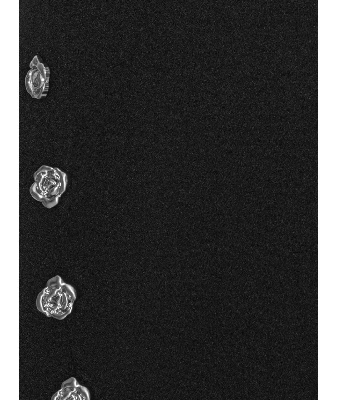 ROTATE Черное полиэстеровое вечернее платье, фото 5