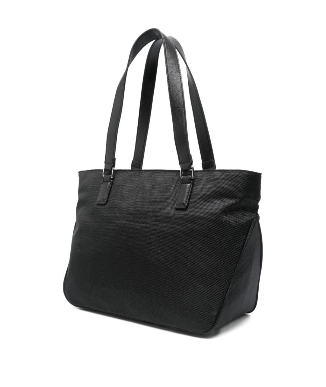 LOVE MOSCHINO Черная синтетическая сумка тоут, фото 3