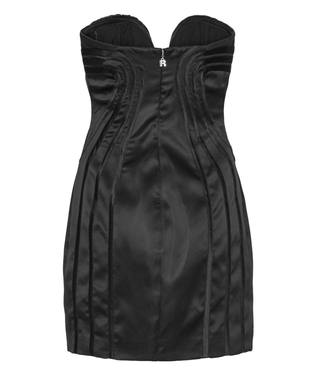 ROTATE Черное полиэстеровое вечернее платье, фото 3