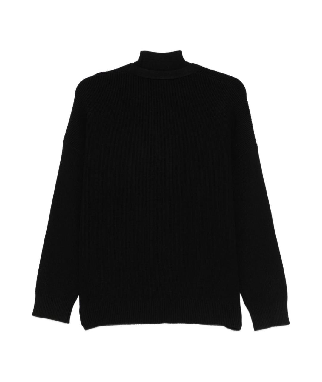 LIU JO Черный вискозный джемпер / свитер, фото 3