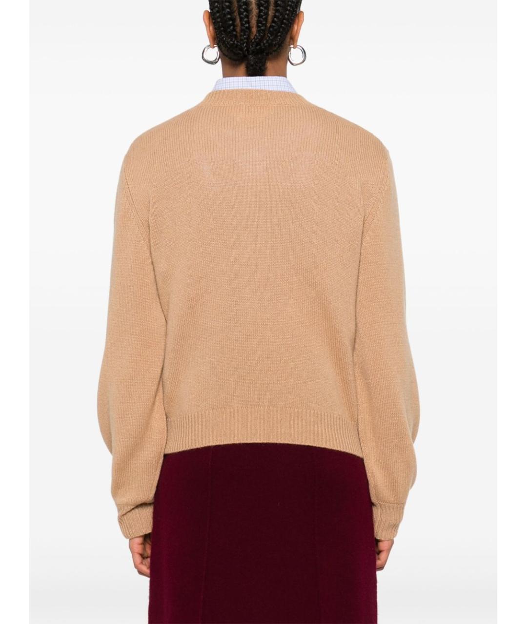 MARNI Коричневый кашемировый джемпер / свитер, фото 5