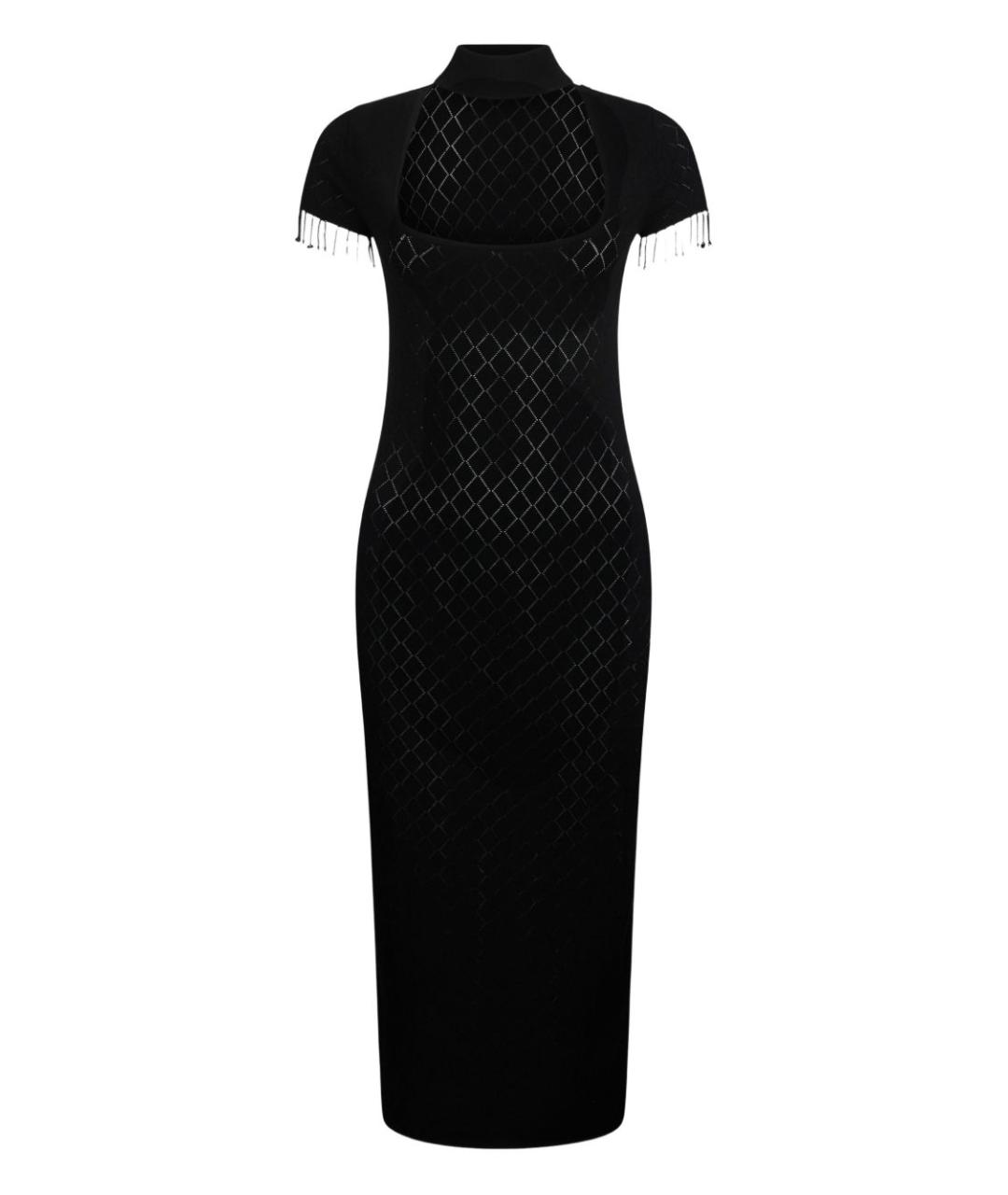 LIU JO Черное вискозное повседневное платье, фото 1