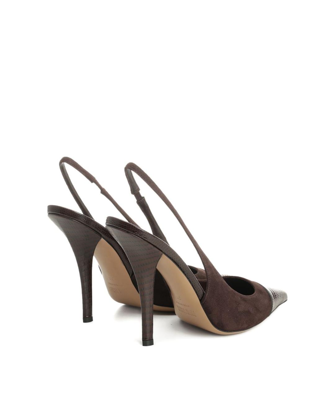 PARIS TEXAS Коричневые кожаные туфли, фото 2