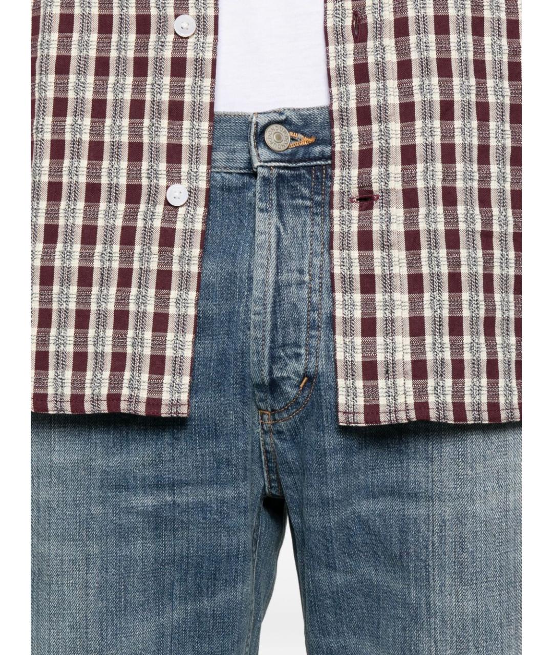 DONDUP Синие хлопковые прямые джинсы, фото 2