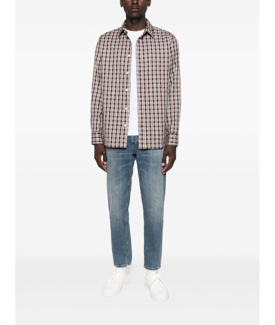 DONDUP Синие хлопковые прямые джинсы, фото 5