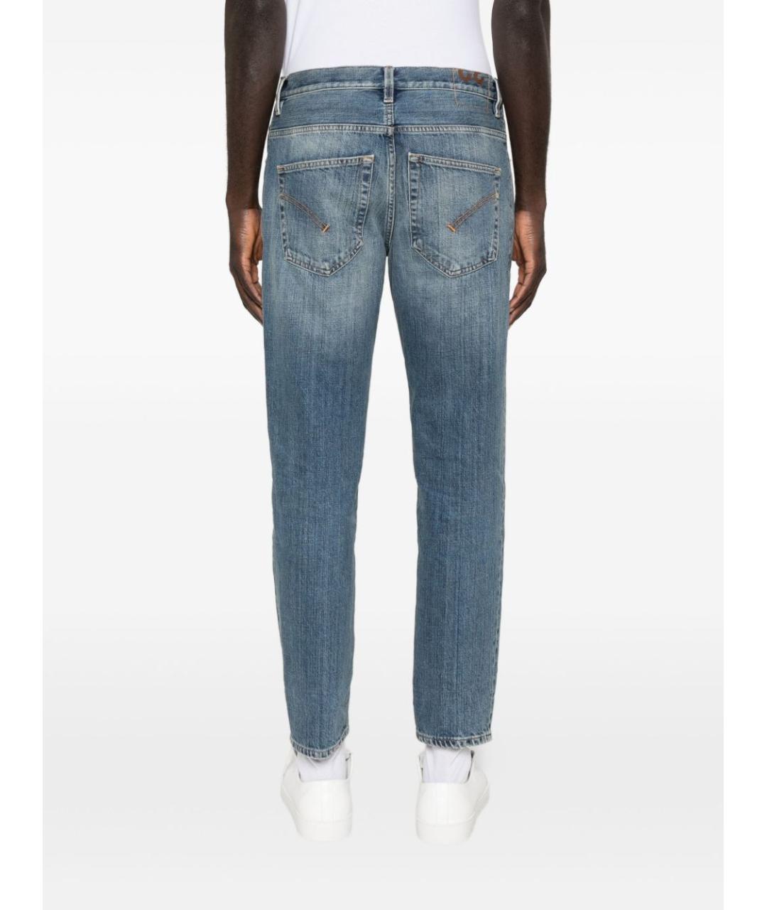 DONDUP Синие хлопковые прямые джинсы, фото 4