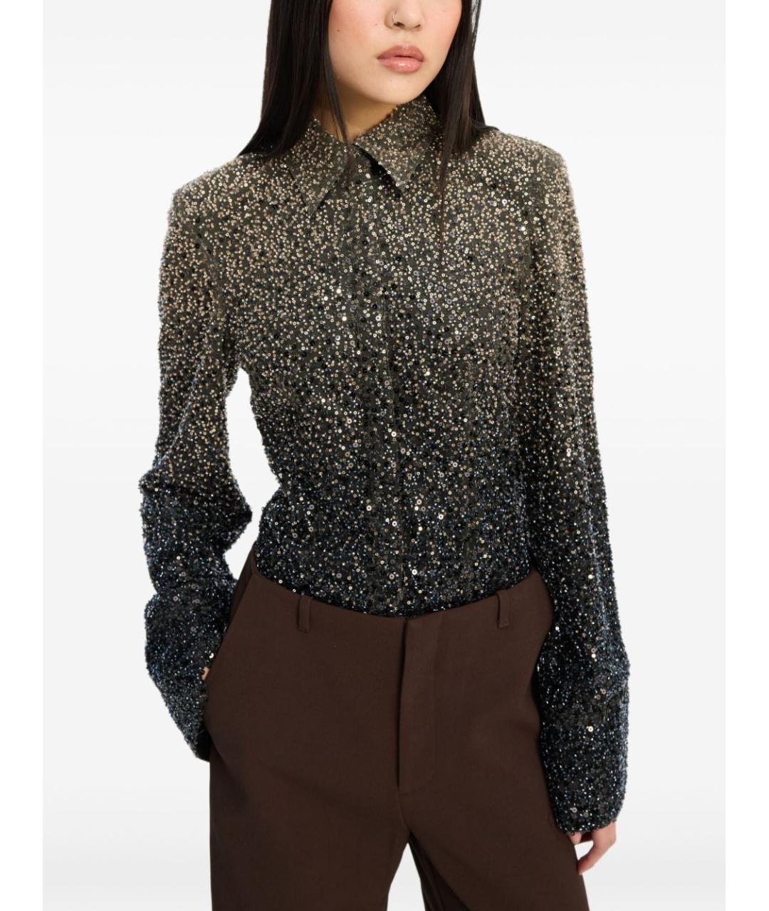 ROTATE Мульти полиэстеровая рубашка, фото 3