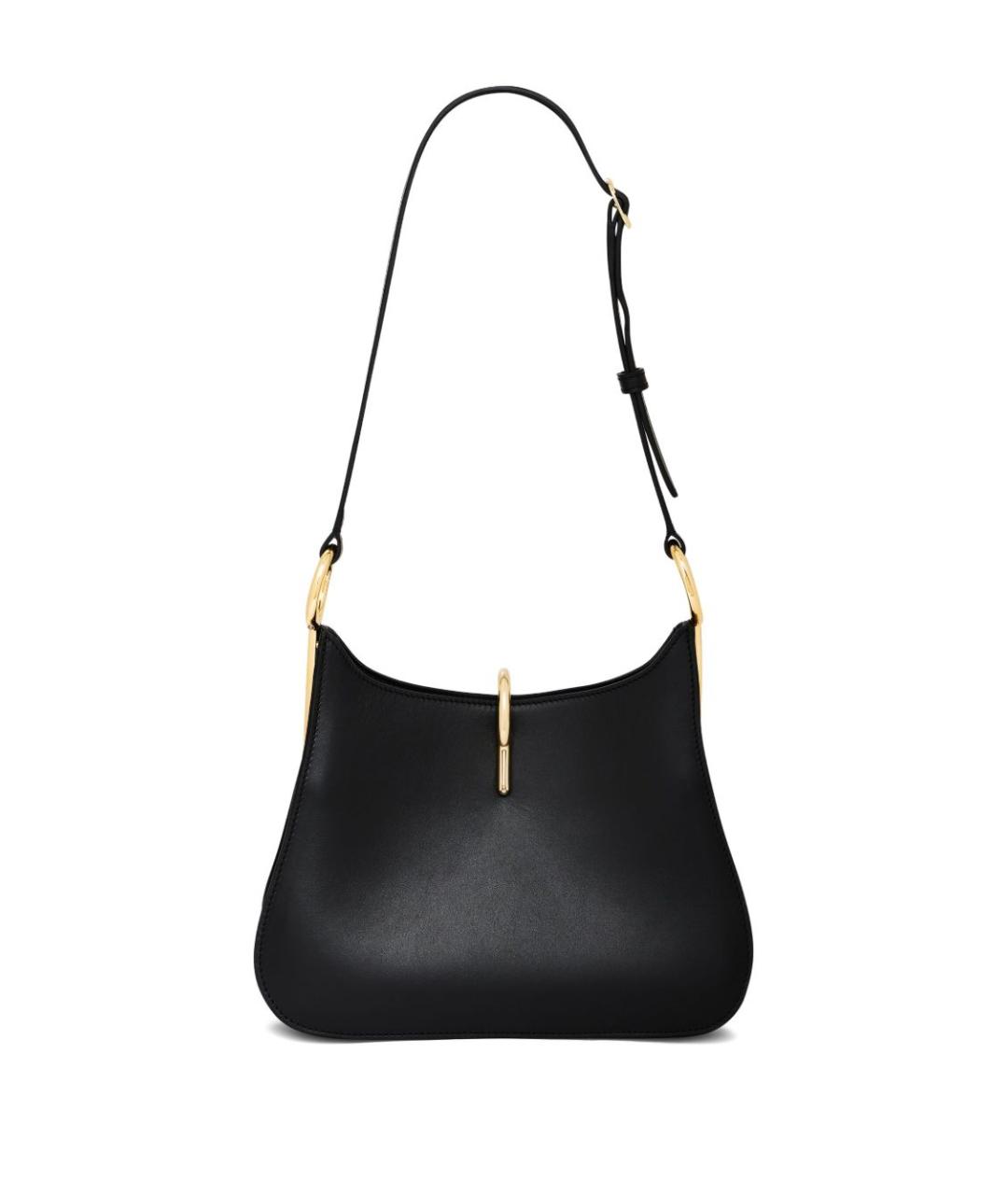 PACO RABANNE Черная кожаная сумка через плечо, фото 6