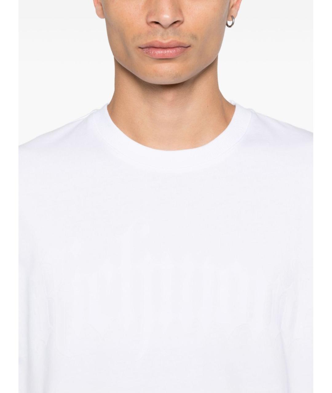 JOHN RICHMOND Белая хлопковая футболка, фото 3
