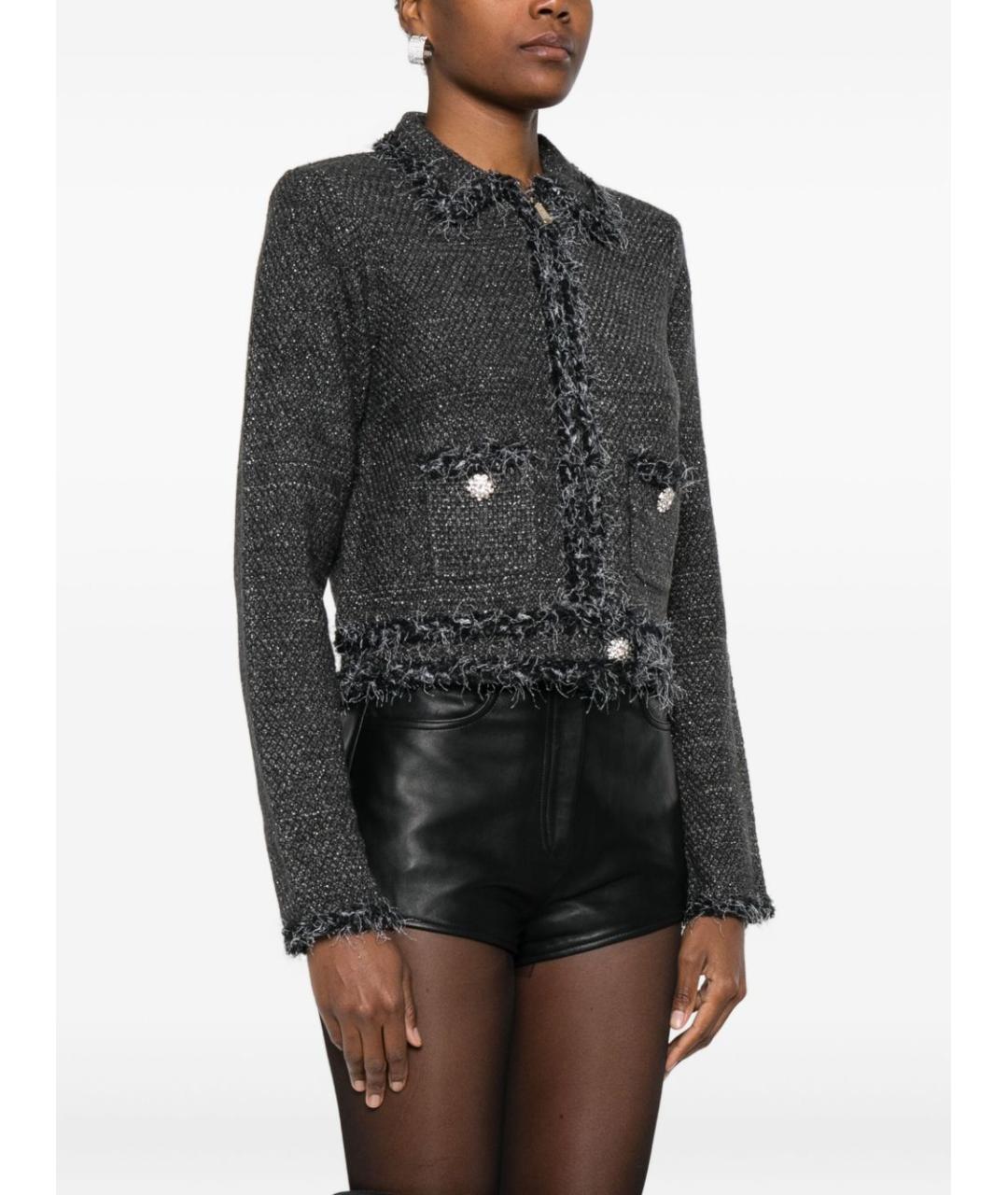 BLUGIRL Серый твидовый жакет/пиджак, фото 3