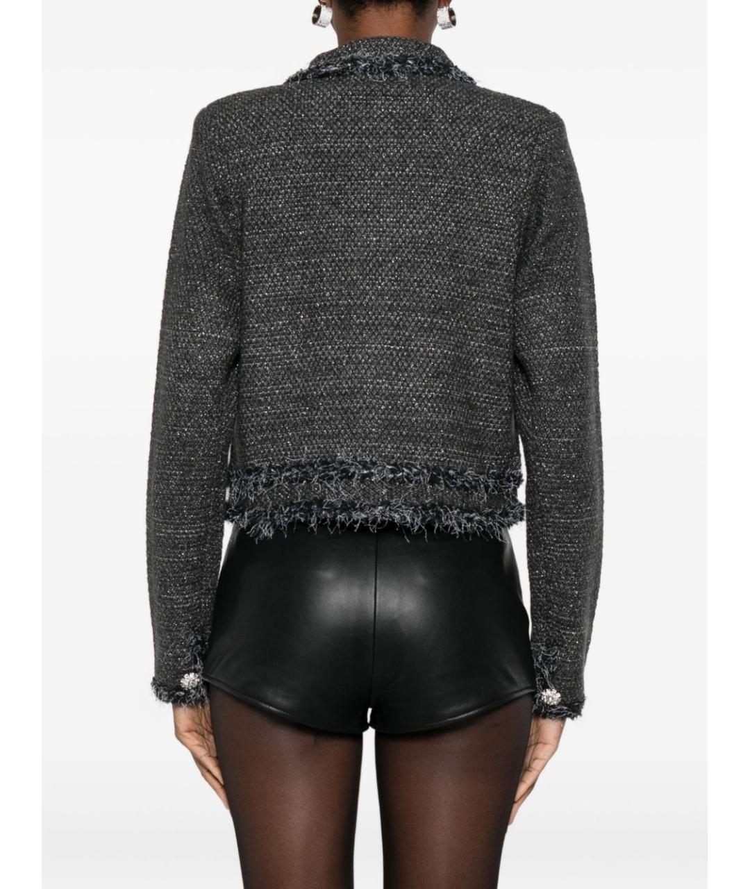 BLUGIRL Серый твидовый жакет/пиджак, фото 2