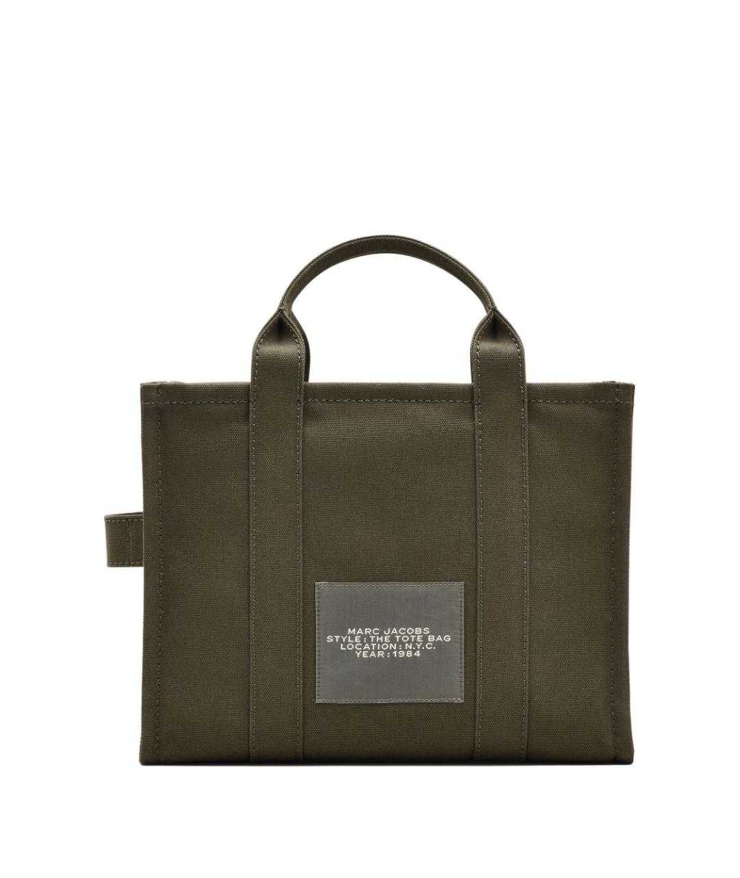 MARC JACOBS Зеленая хлопковая сумка тоут, фото 3
