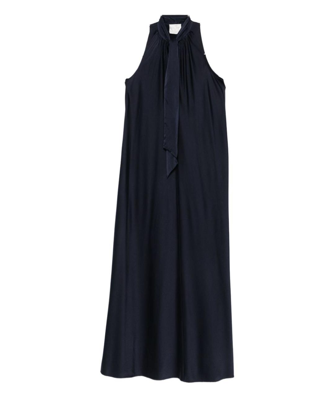 FORTE FORTE Синее шелковое повседневное платье, фото 1