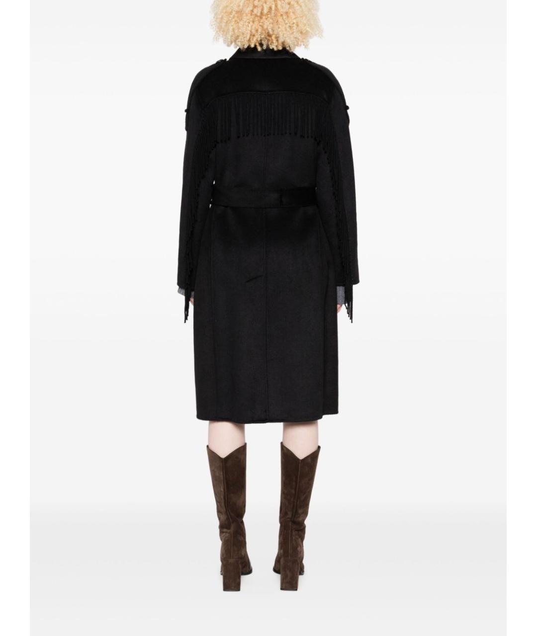 LIU JO Черное шерстяное пальто, фото 5
