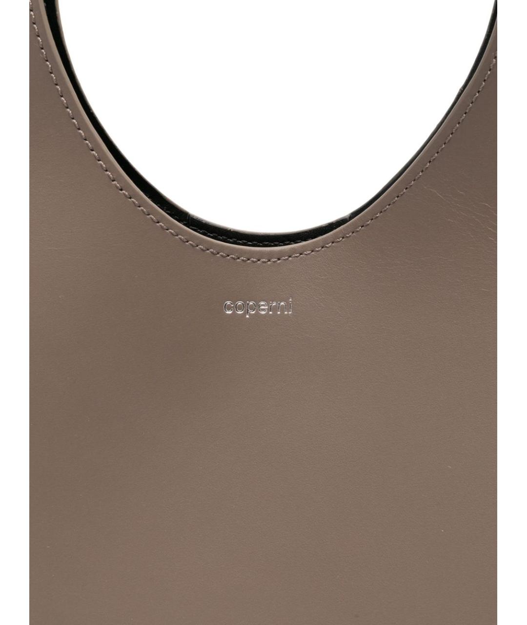 COPERNI Коричневая кожаная сумка через плечо, фото 2