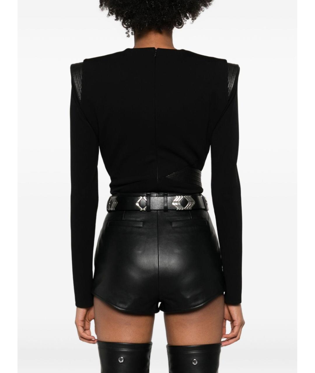 VERSACE Черная вискозная блузы, фото 3