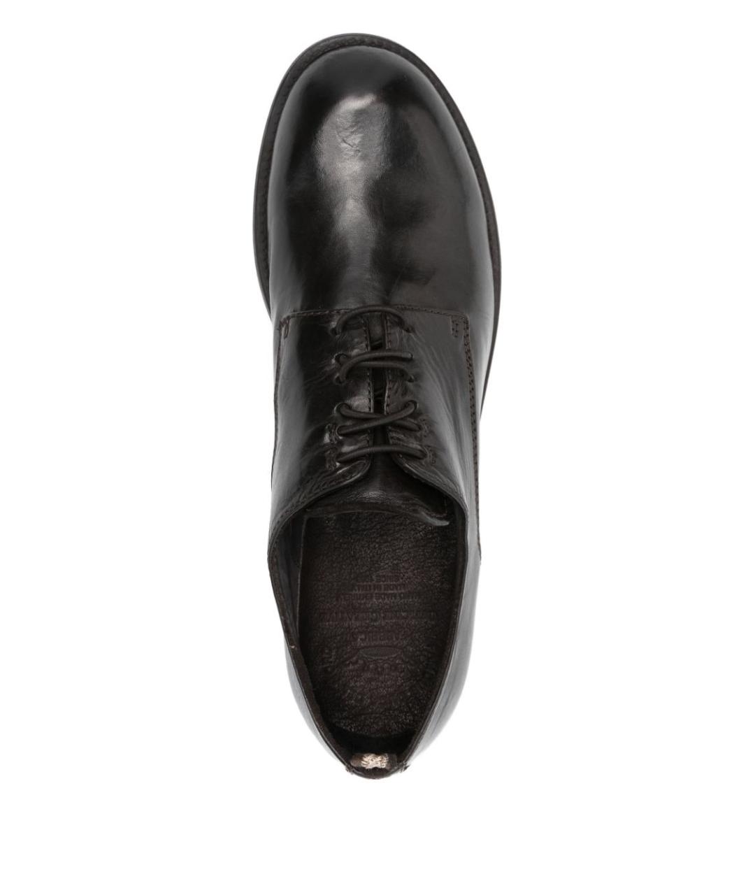 OFFICINE CREATIVE Черные кожаные туфли, фото 2