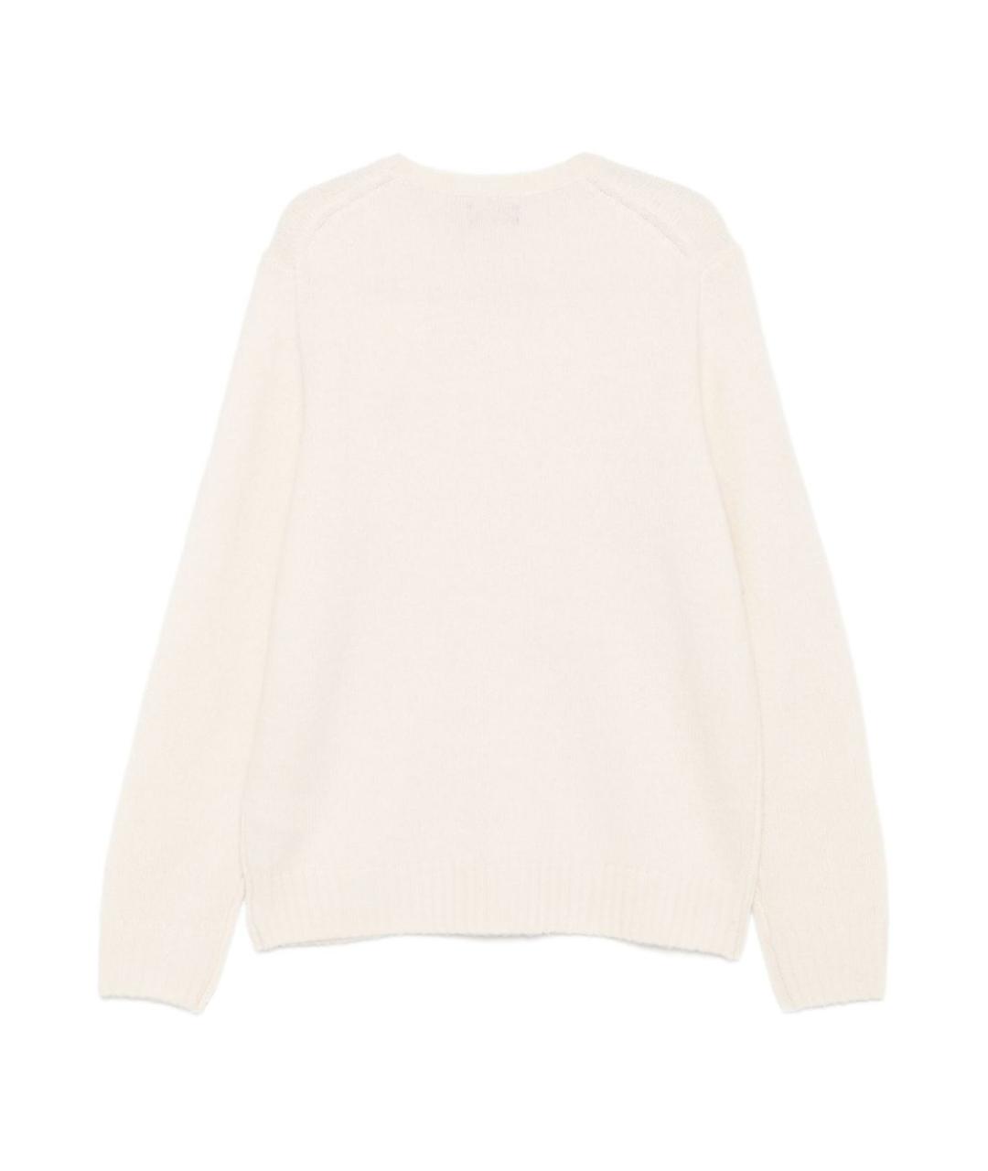 POLO RALPH LAUREN Бежевый шерстяной джемпер / свитер, фото 3