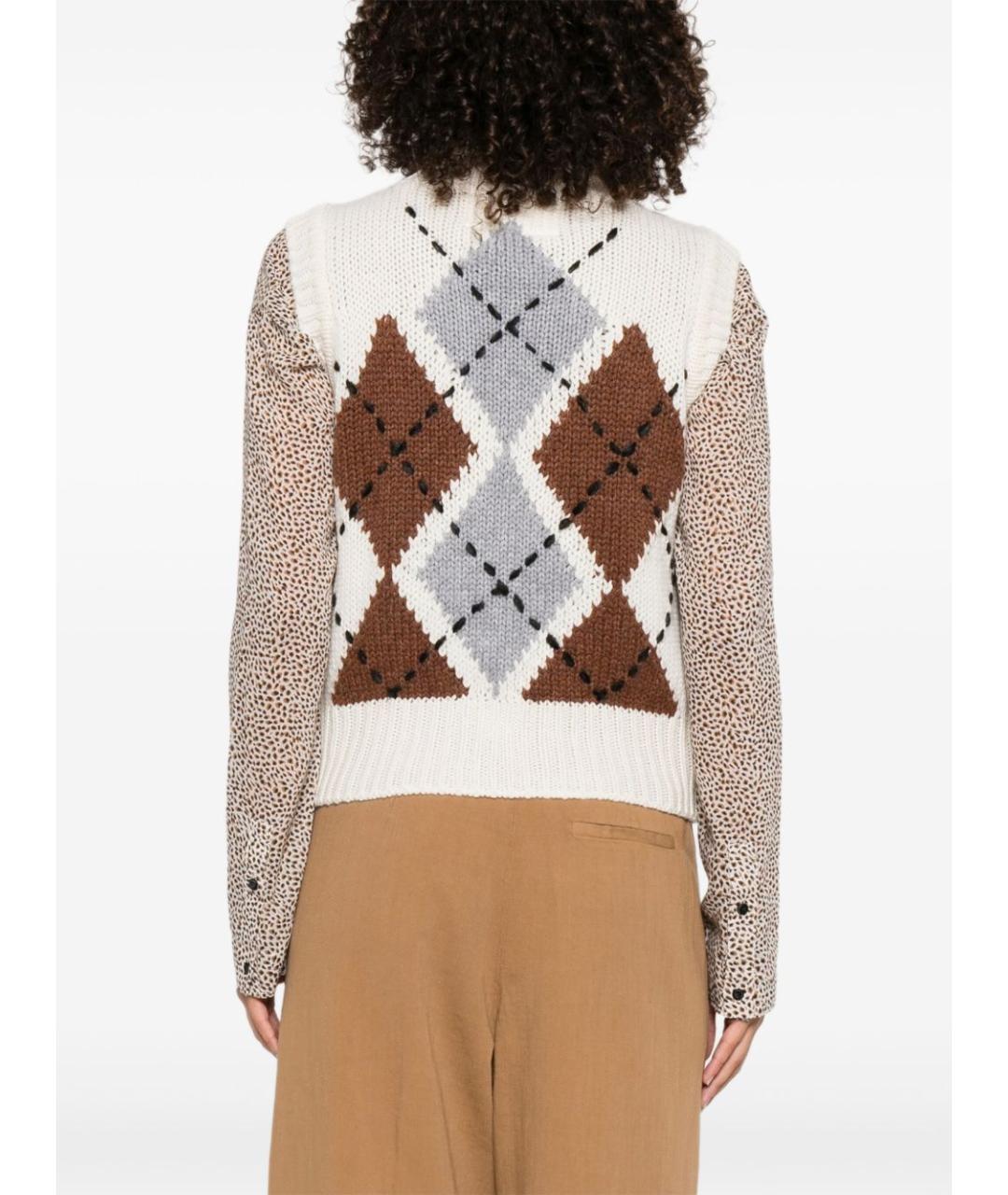 ERMANNO SCERVINO Мульти кашемировая жилетка, фото 5