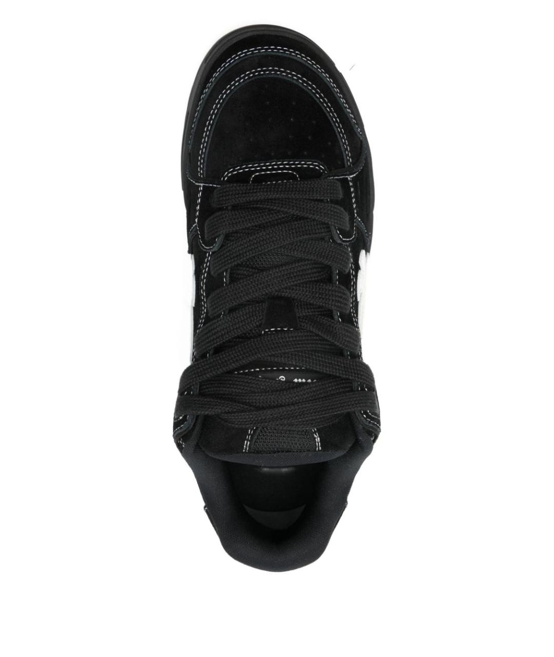 PALM ANGELS Черные низкие кроссовки / кеды, фото 2