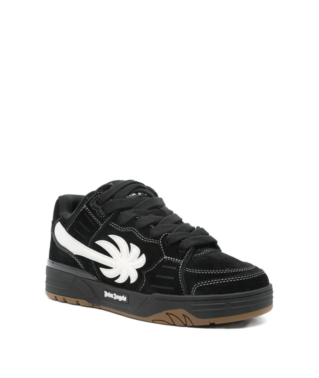 PALM ANGELS Черные низкие кроссовки / кеды, фото 3