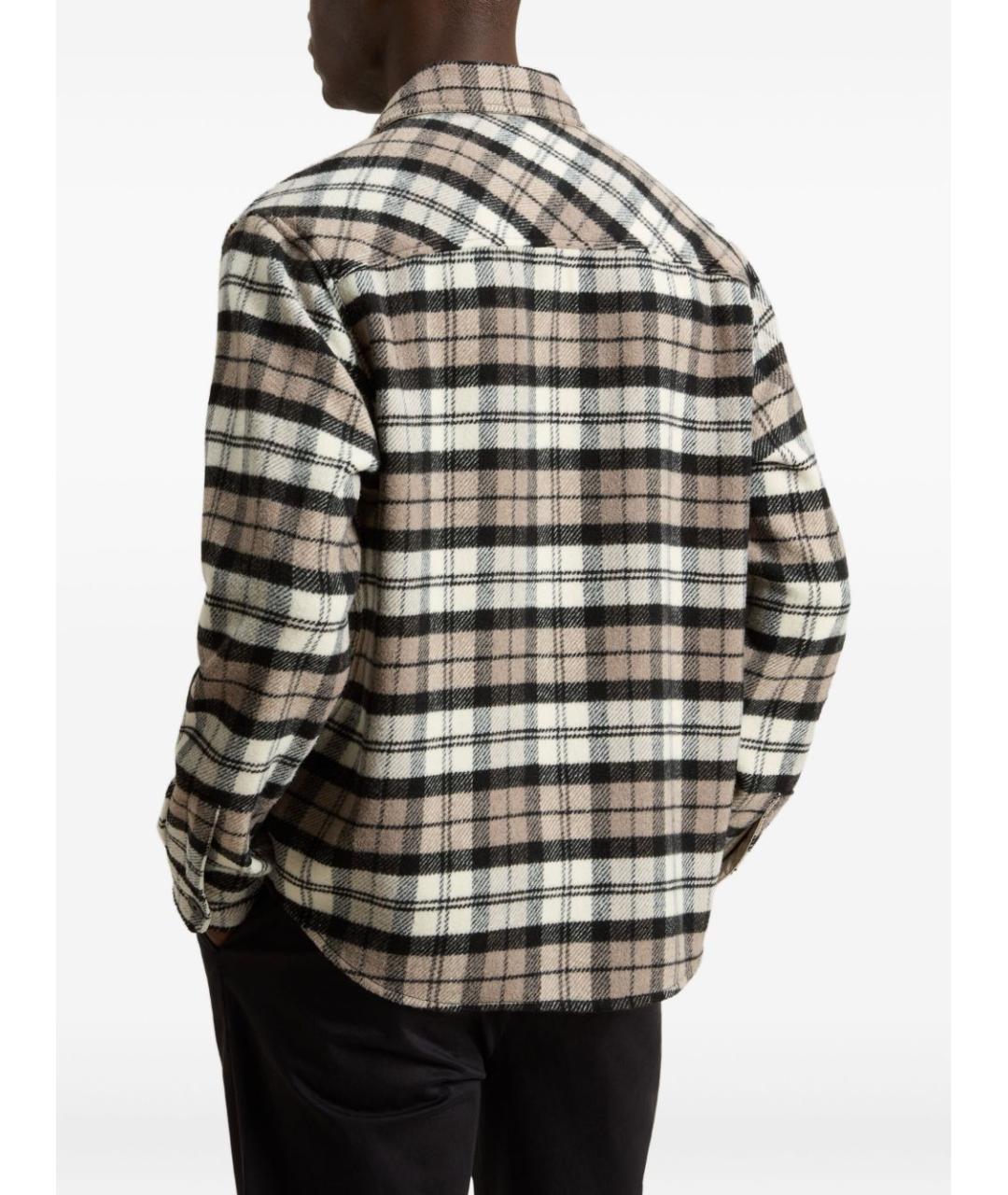 WOOLRICH Мульти шерстяная кэжуал рубашка, фото 5