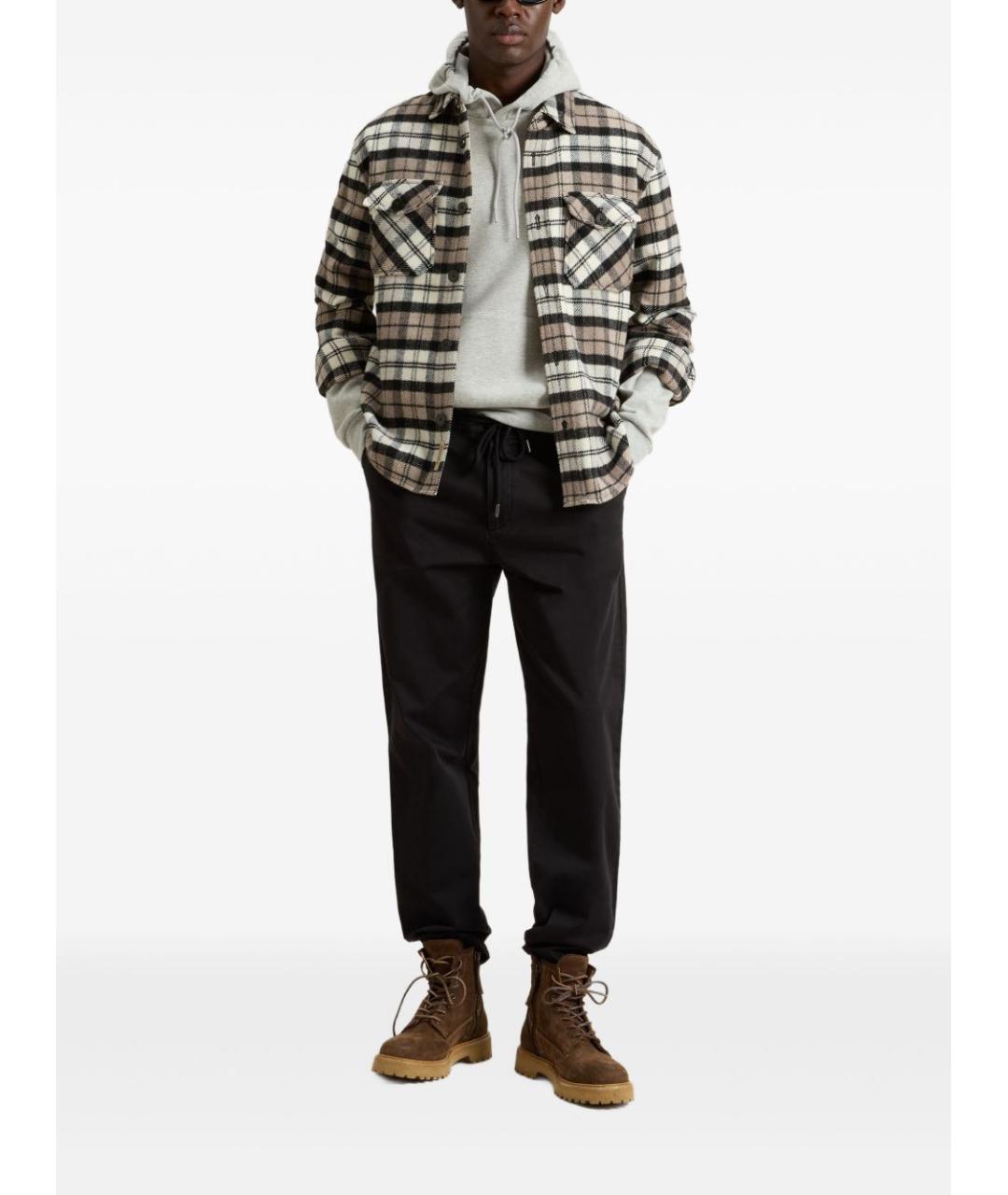 WOOLRICH Мульти шерстяная кэжуал рубашка, фото 3