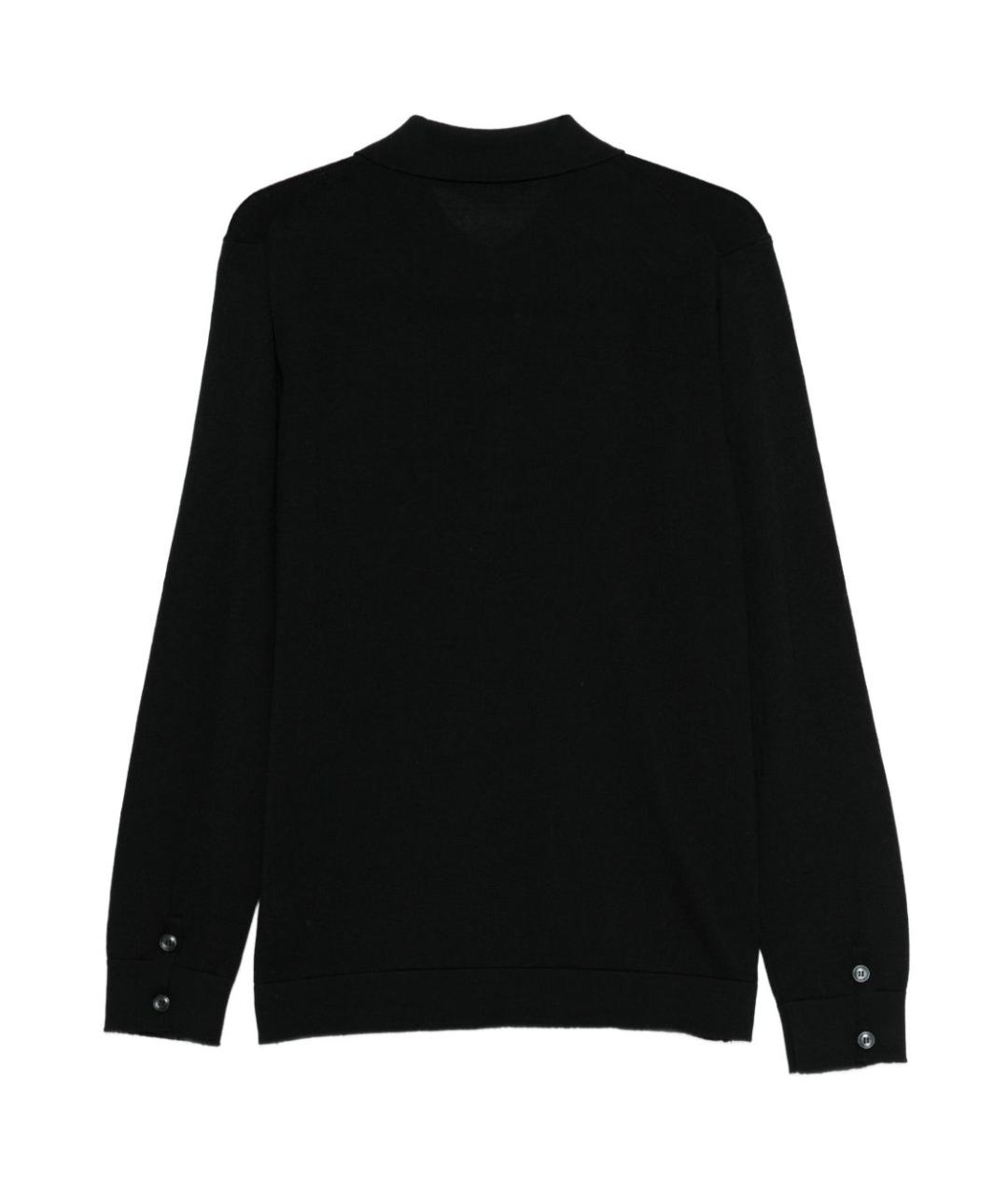 DANIELE ALESSANDRINI Черный хлопковый джемпер / свитер, фото 3