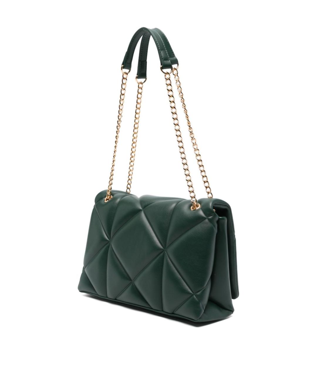 LOVE MOSCHINO Зеленая сумка через плечо из искусственной кожи, фото 5