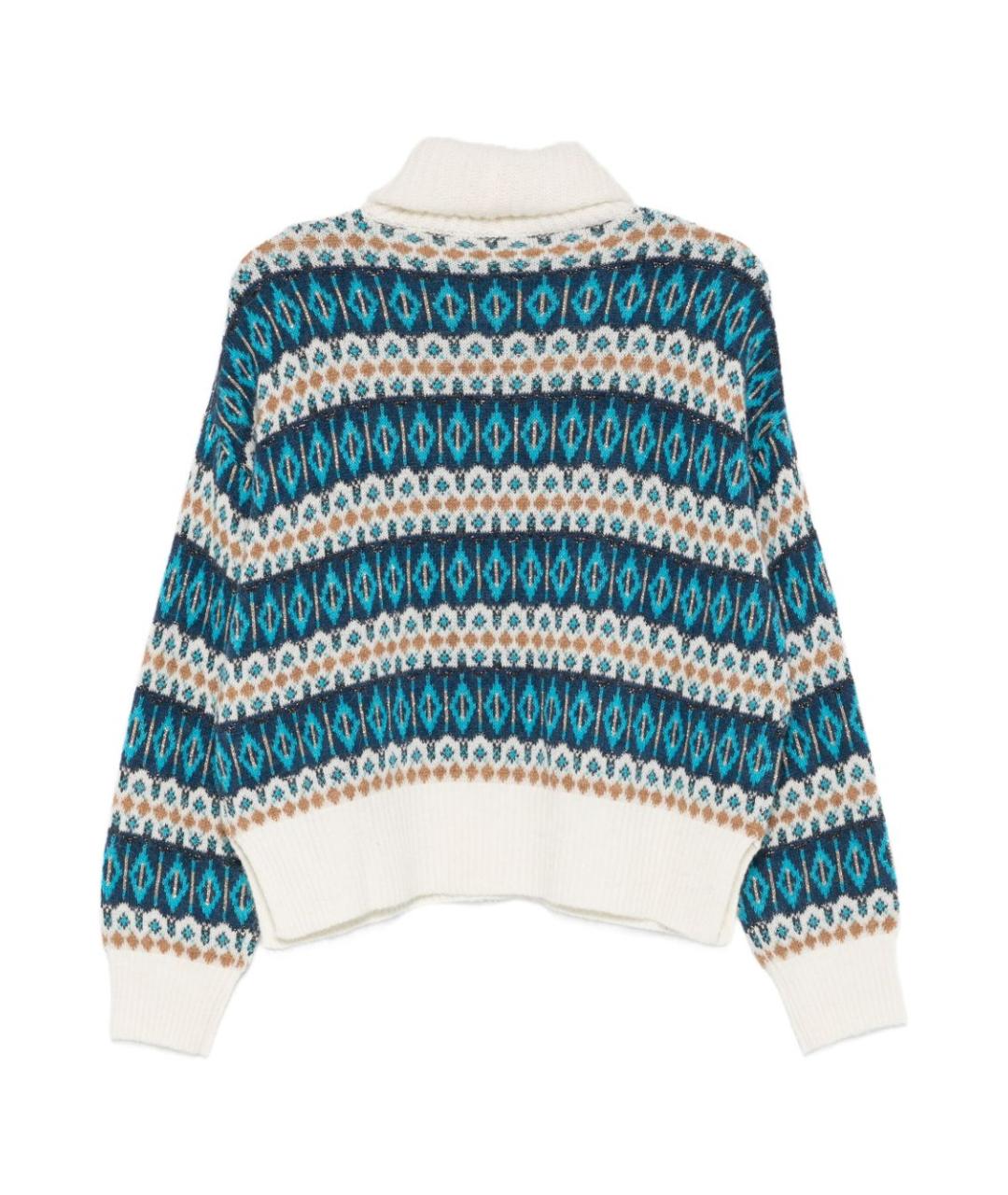 LIU JO Синий вискозный джемпер / свитер, фото 3