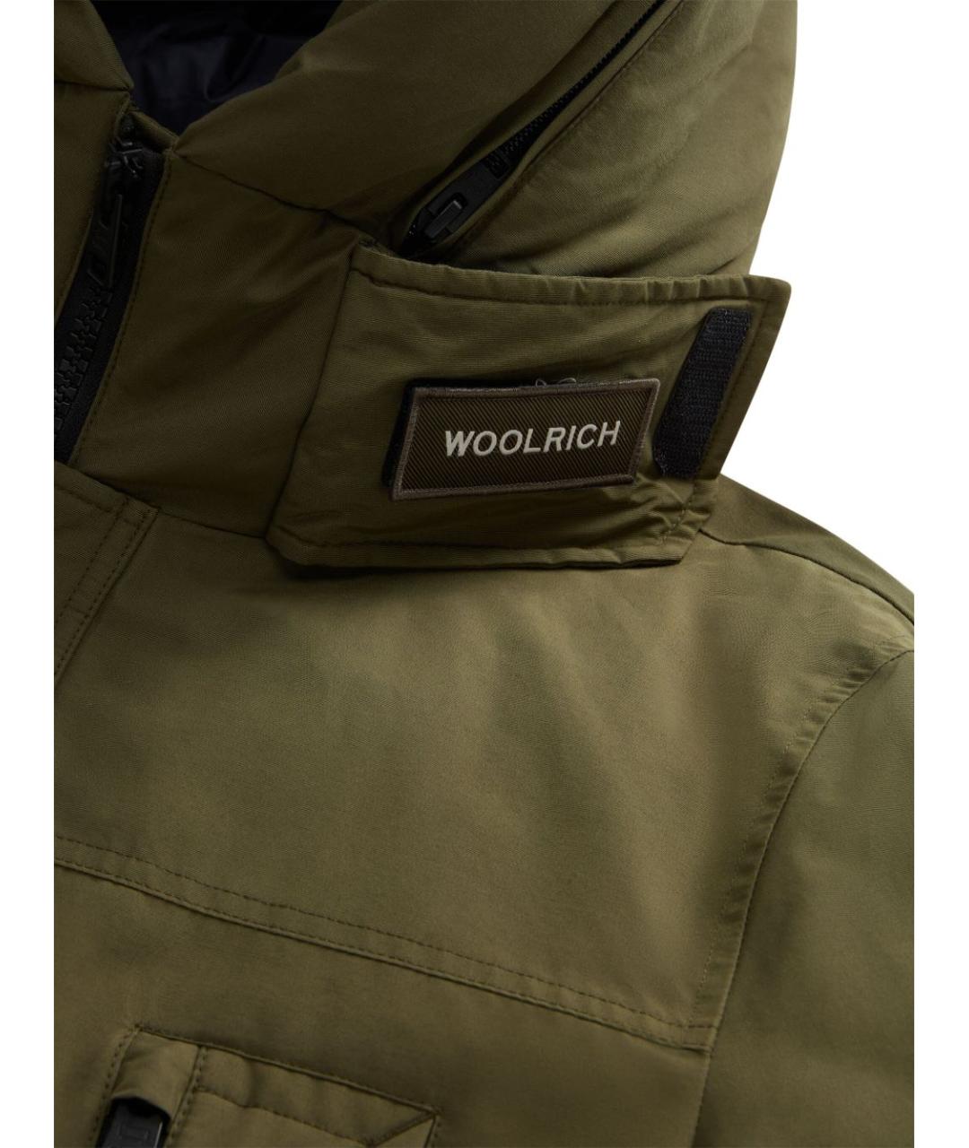 WOOLRICH Зеленая хлопковая парка, фото 2