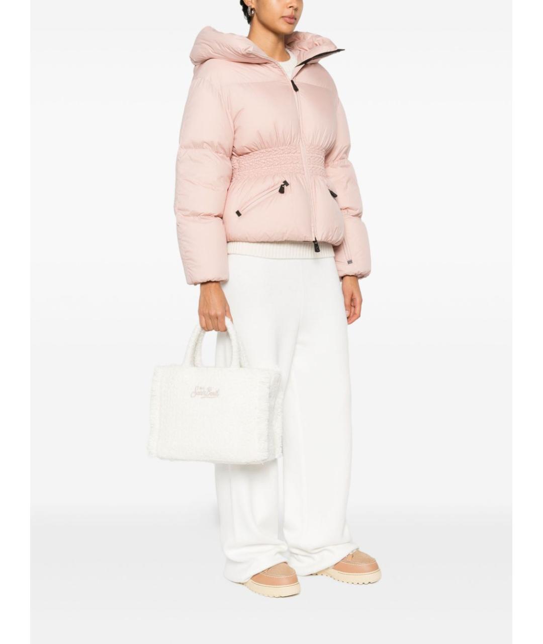 MC2 SAINT BARTH Белая синтетическая сумка с короткими ручками, фото 2