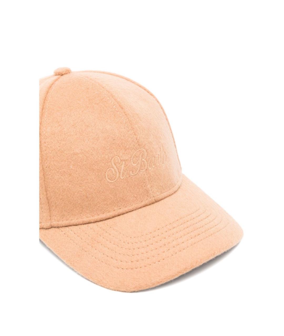 MC2 SAINT BARTH Бежевая шерстяная кепка, фото 3