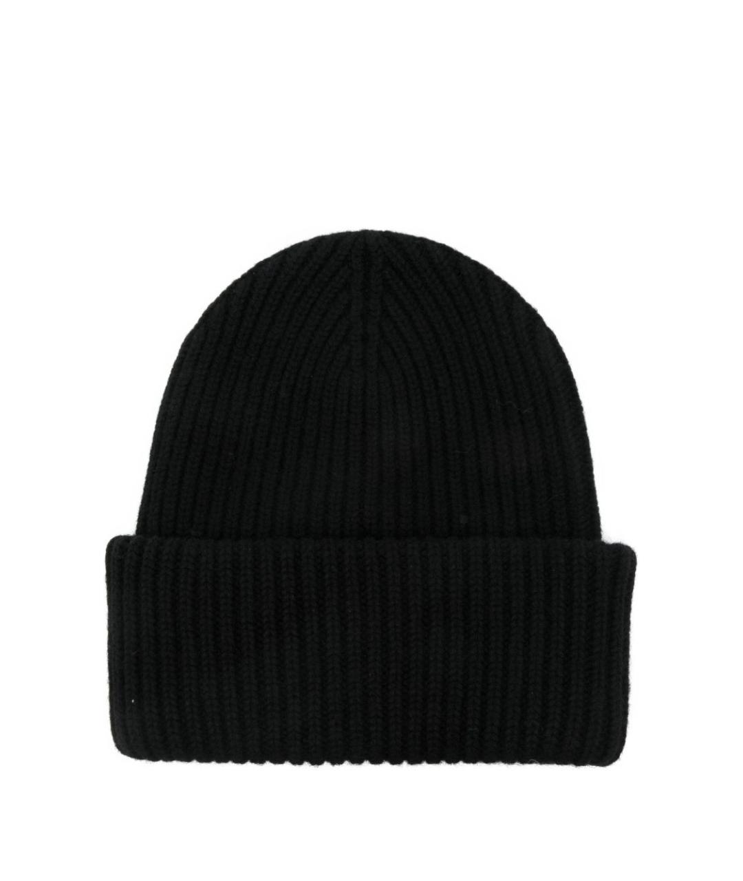 MC2 SAINT BARTH Черная шерстяная шапка, фото 2