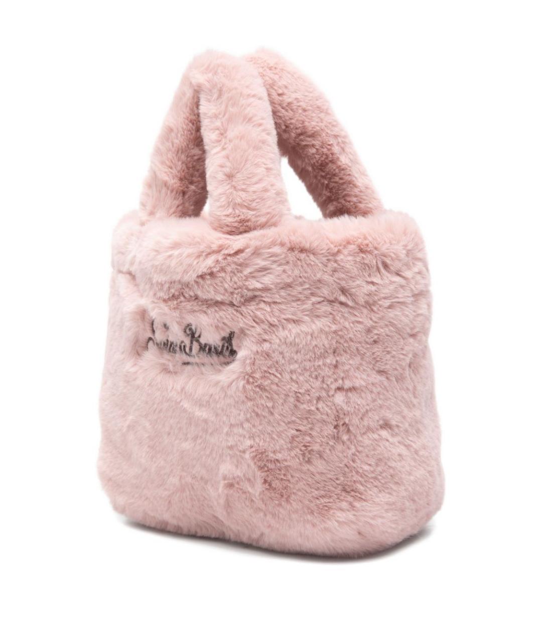 MC2 SAINT BARTH Розовая синтетическая сумка тоут, фото 2