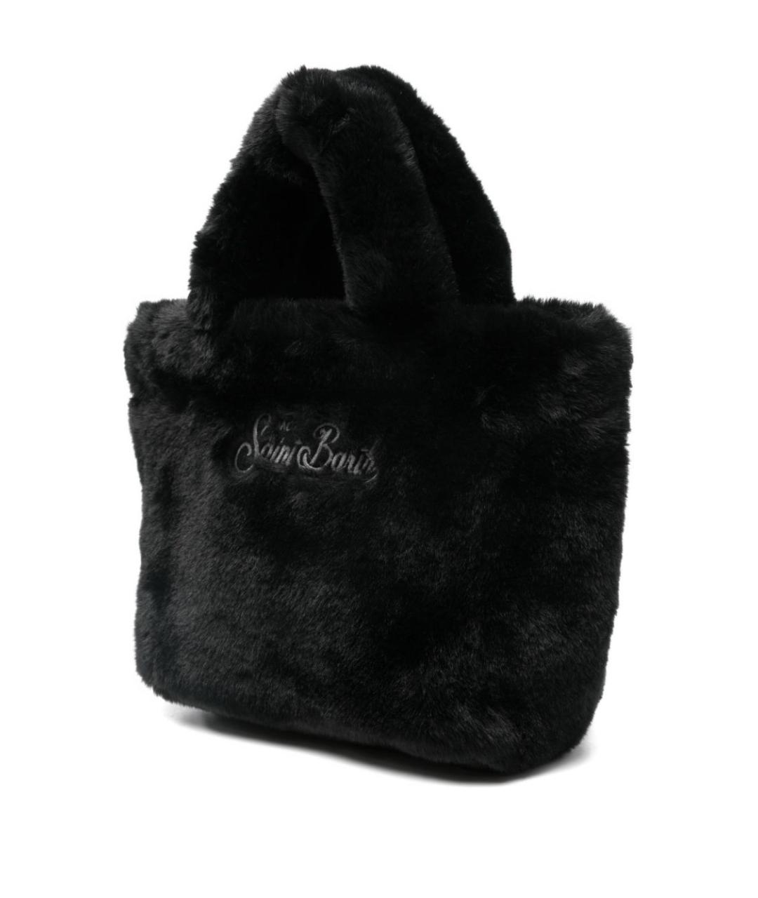 MC2 SAINT BARTH Черная синтетическая сумка тоут, фото 1