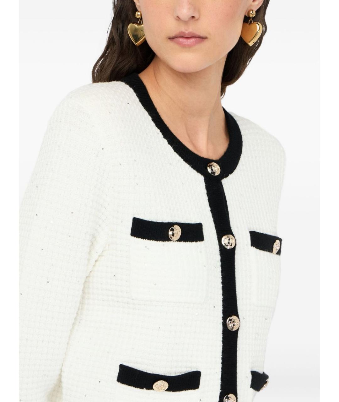 LIU JO Белый вискозный жакет/пиджак, фото 5