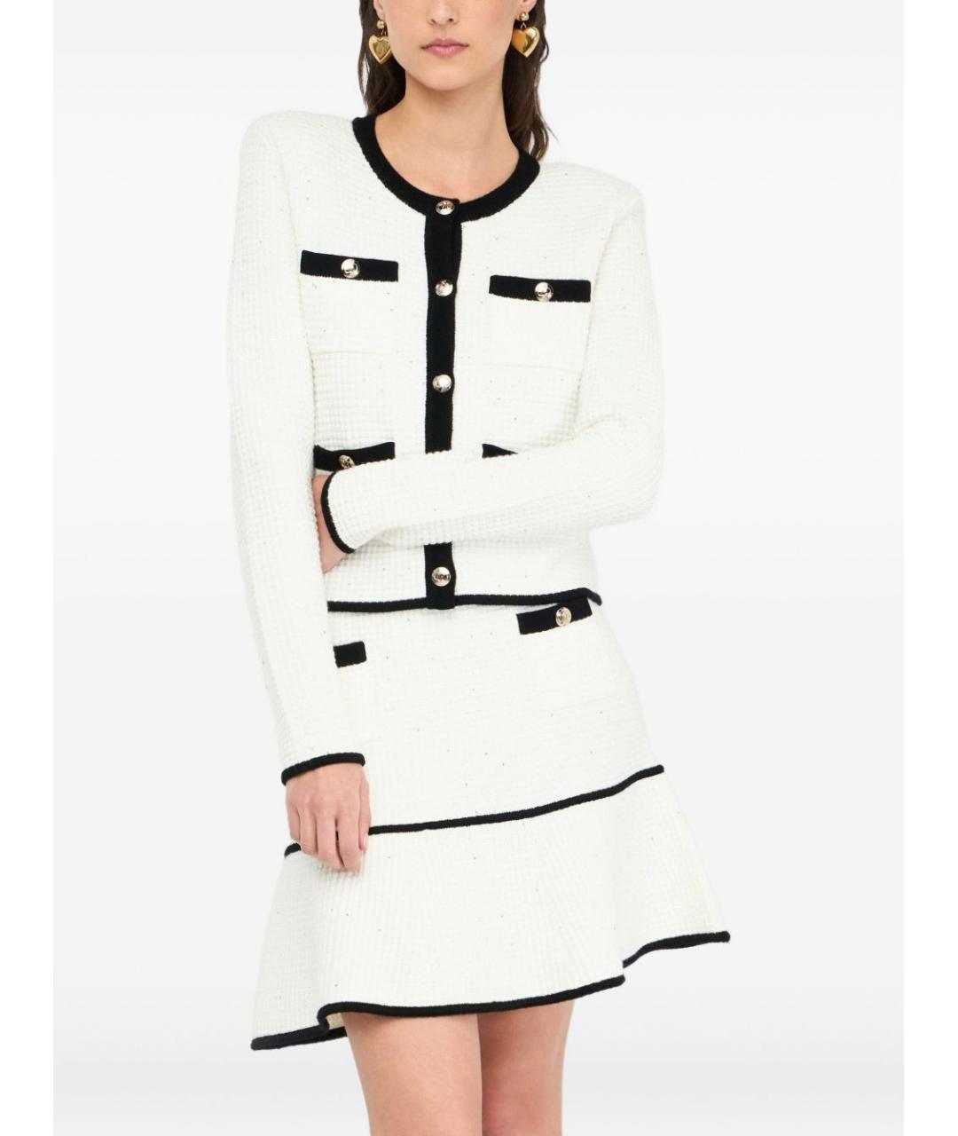 LIU JO Белый вискозный жакет/пиджак, фото 4