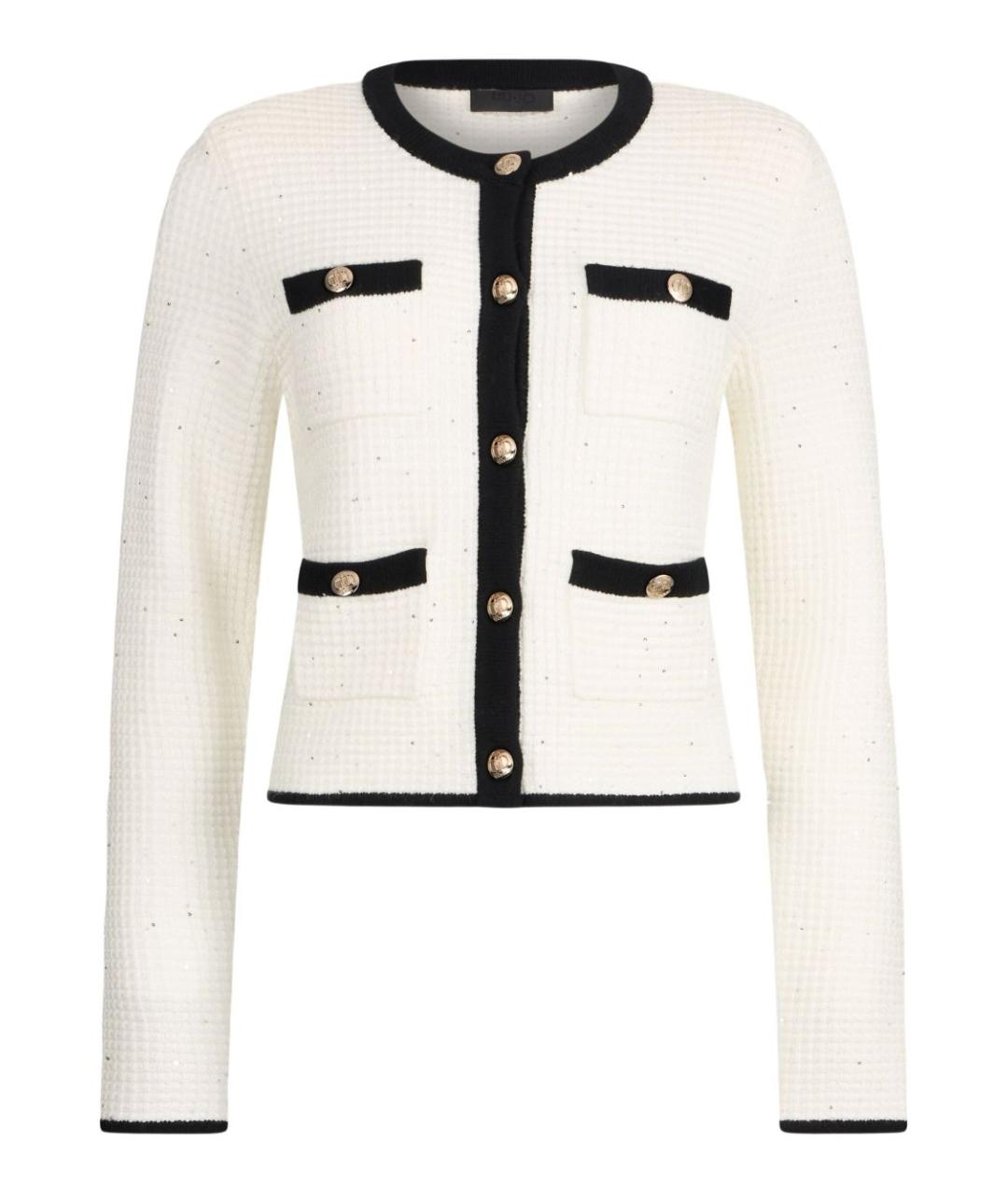 LIU JO Белый вискозный жакет/пиджак, фото 1