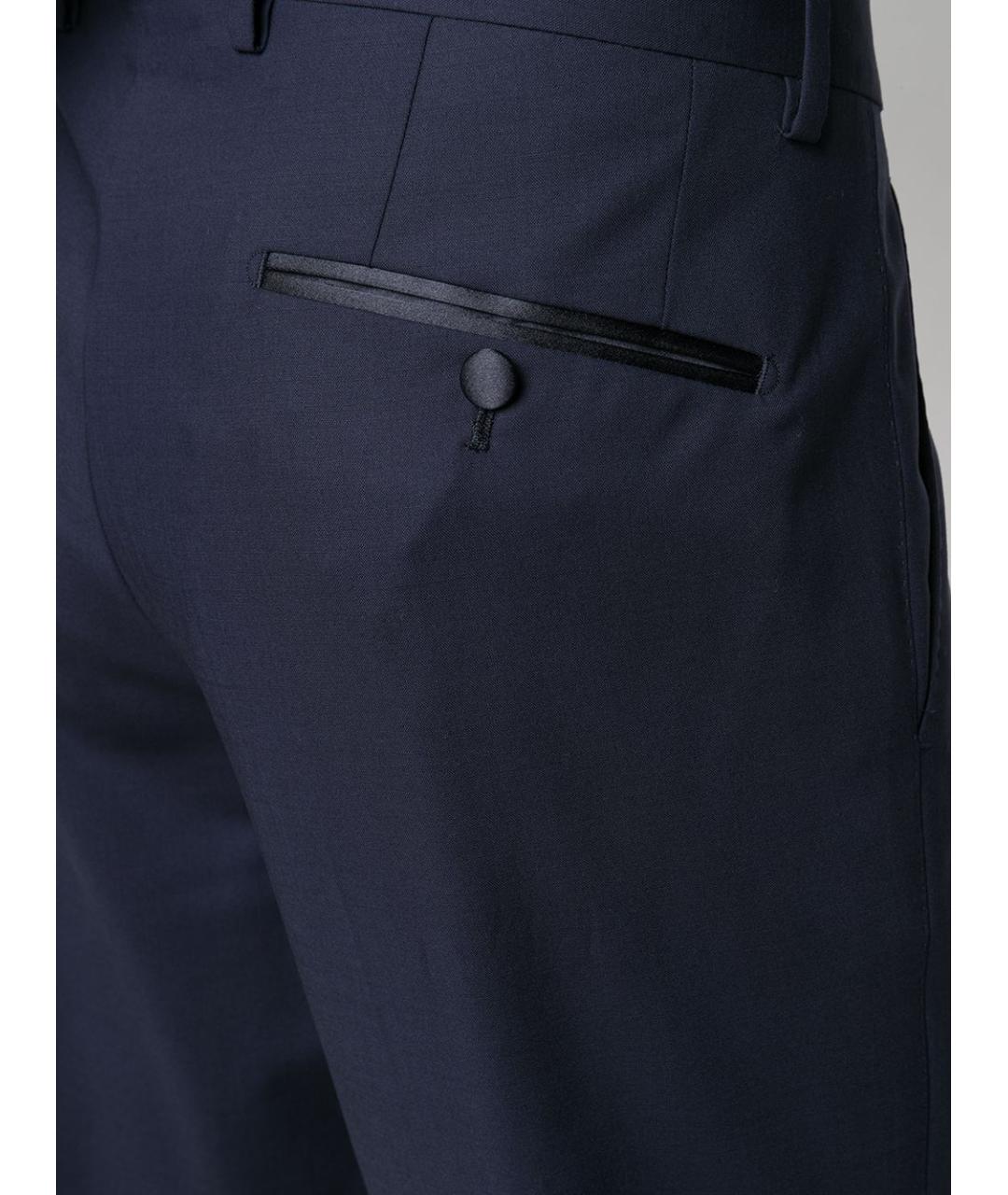 DOLCE&GABBANA Синий классический костюм, фото 4