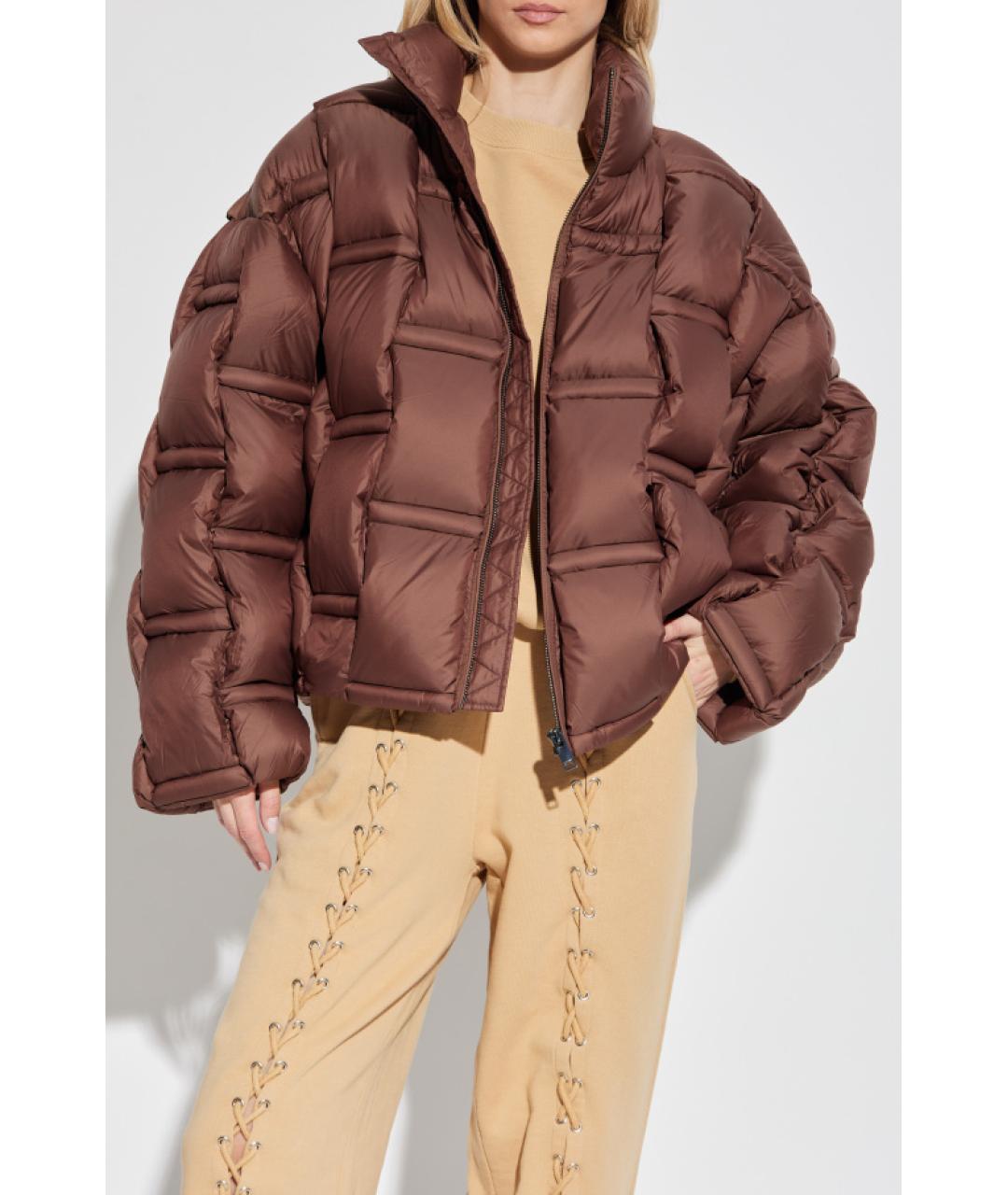 RAXXY Коричневый полиамидовый пуховик, фото 5