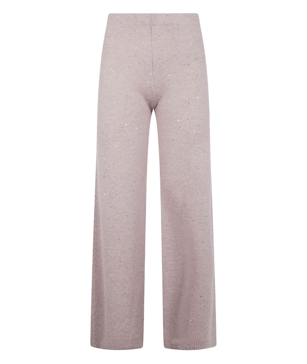 D.EXTERIOR Розовые шерстяные прямые брюки, фото 1