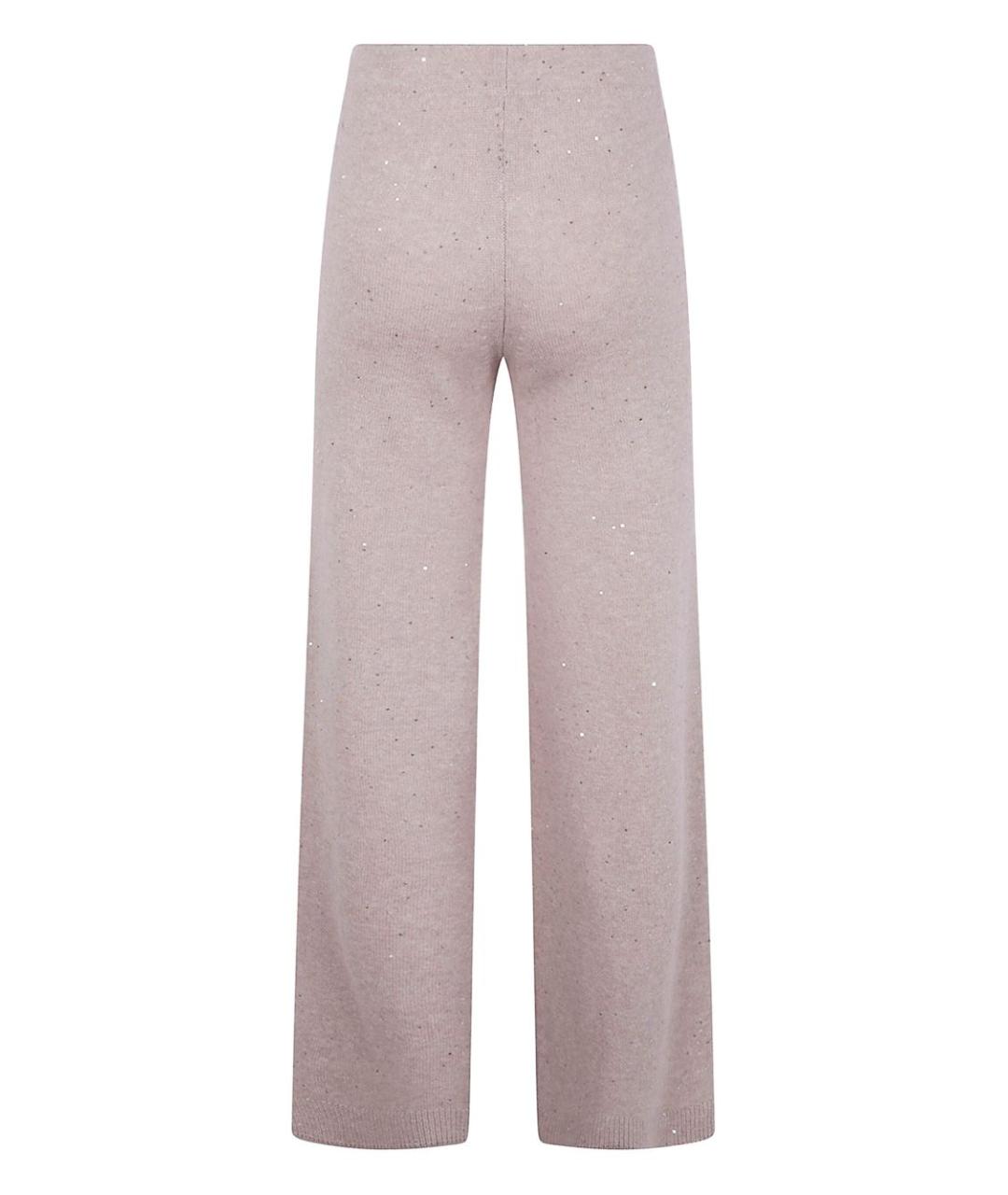 D.EXTERIOR Розовые шерстяные прямые брюки, фото 3