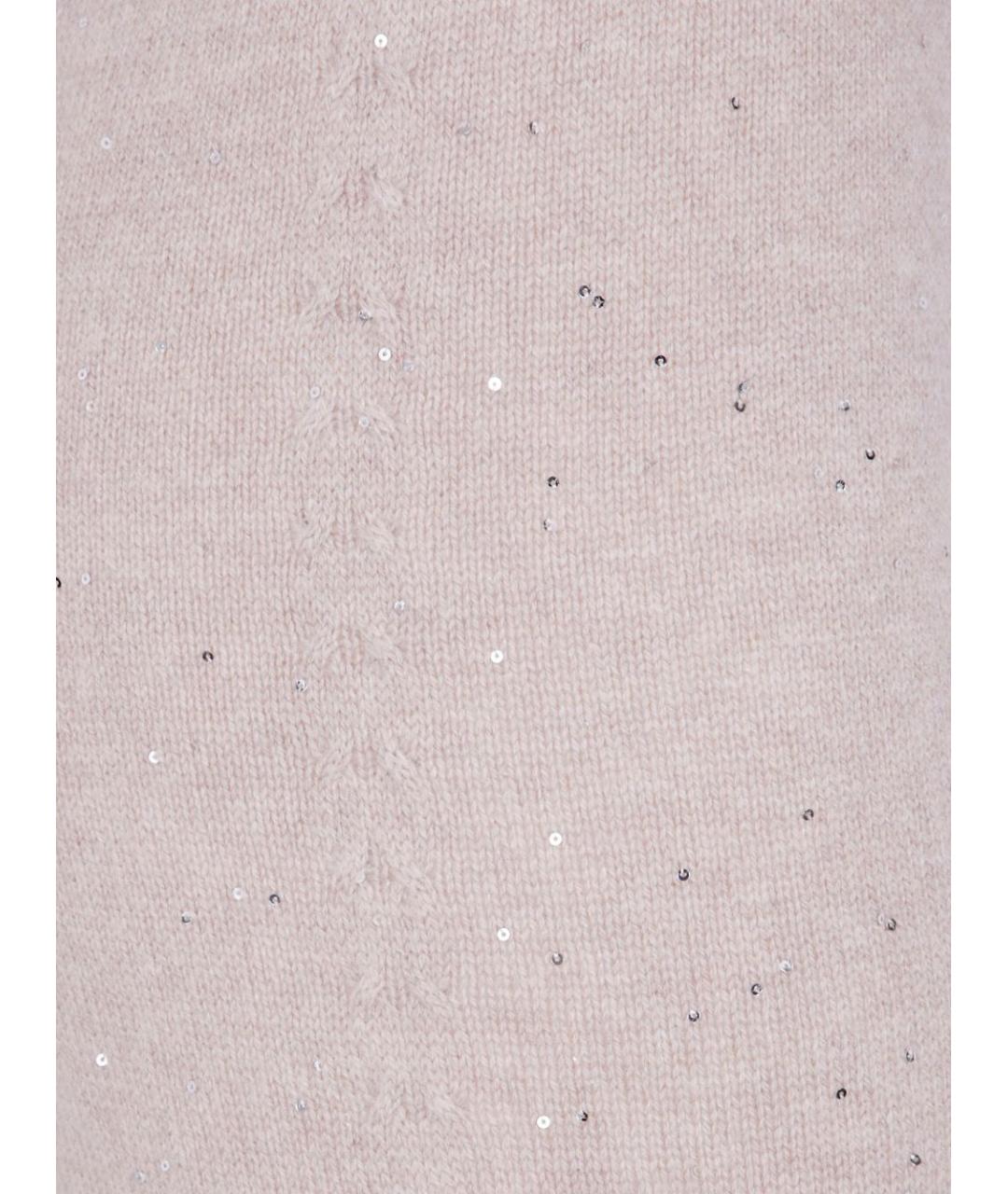 D.EXTERIOR Розовые шерстяные прямые брюки, фото 2