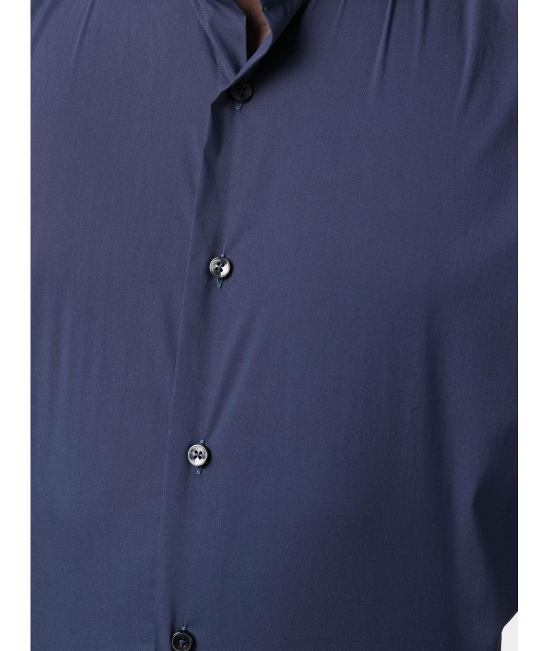 XACUS Синяя хлопковая классическая рубашка, фото 3