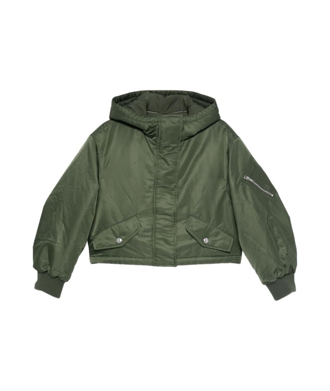 STAND STUDIO Зеленая полиамидовая куртка, фото 1