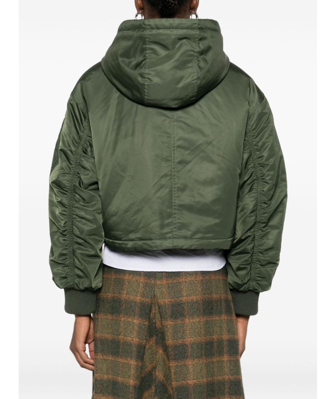 STAND STUDIO Зеленая полиамидовая куртка, фото 4