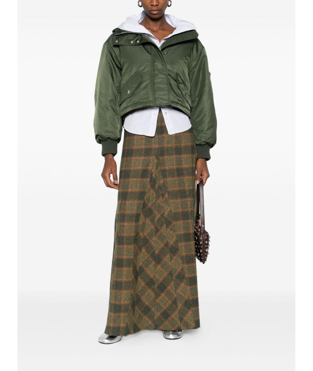 STAND STUDIO Зеленая полиамидовая куртка, фото 5