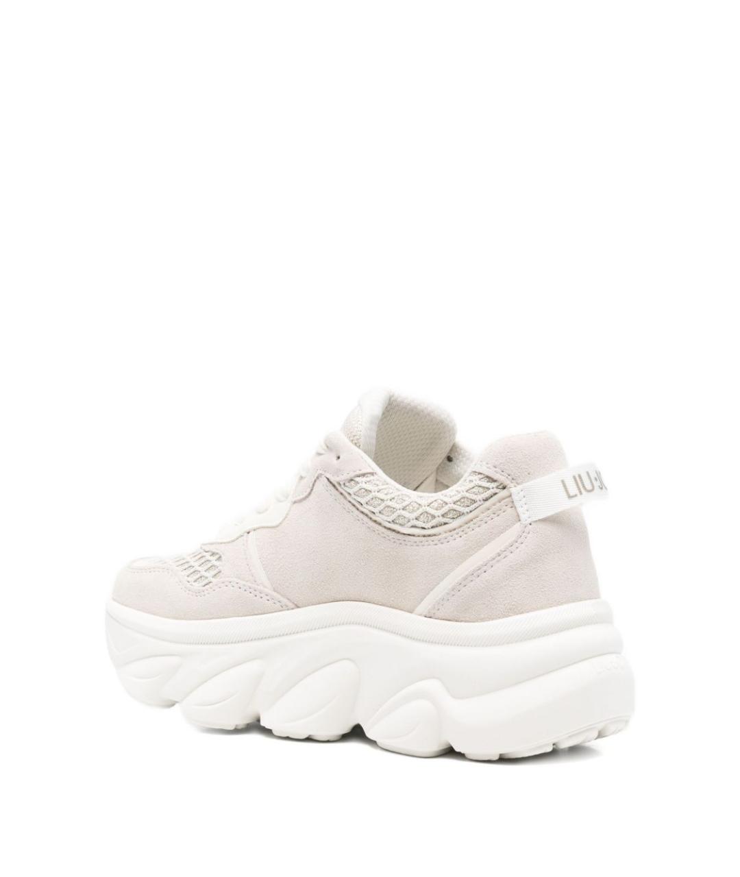 LIU JO Бежевые текстильные кроссовки, фото 2