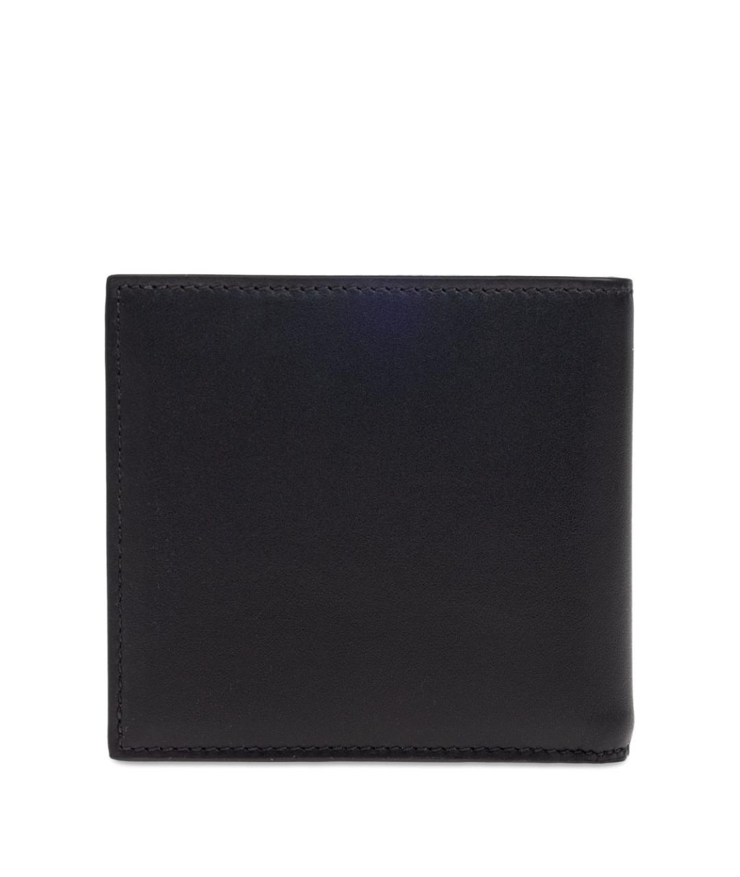 ALEXANDER MCQUEEN Черный кожаный кошелек, фото 3